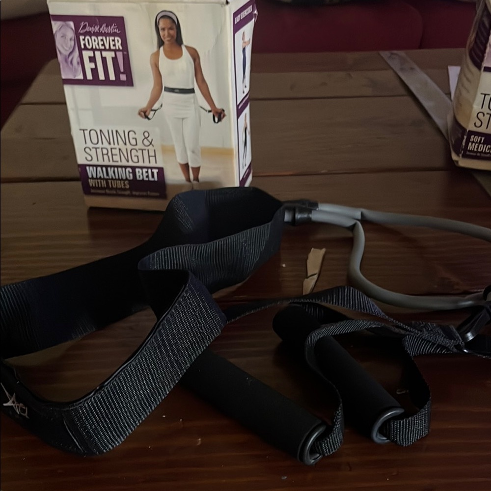Forever 21 Toning & Strength Walking Belt - Black